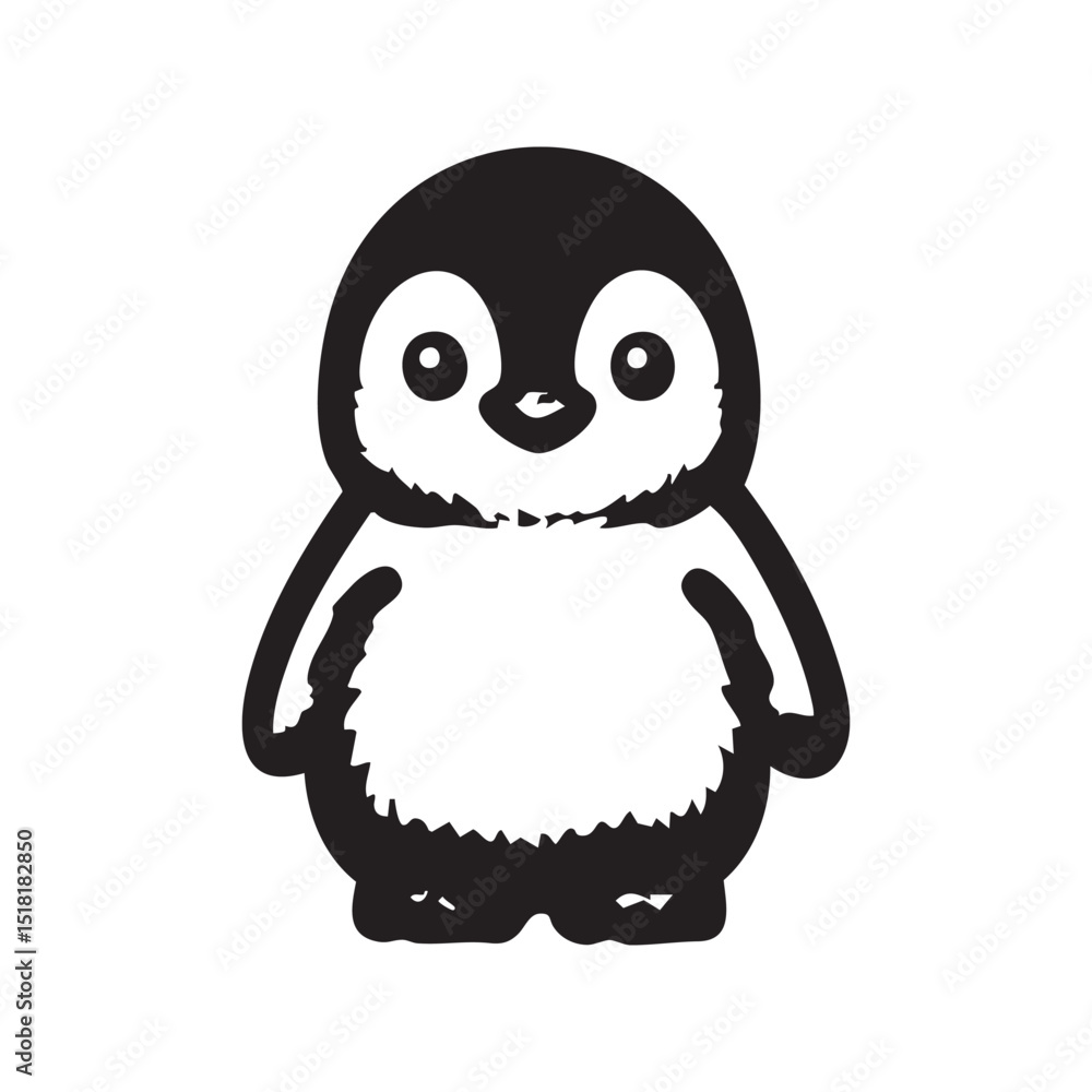 Cute cartoon penguin character for children's design themes Cute cartoon penguin character for children's design themes