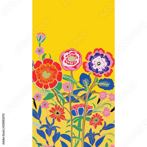 Flower flowers inspired pattern vector