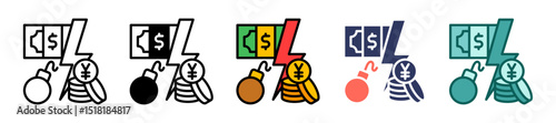 Trade War  multiple icon