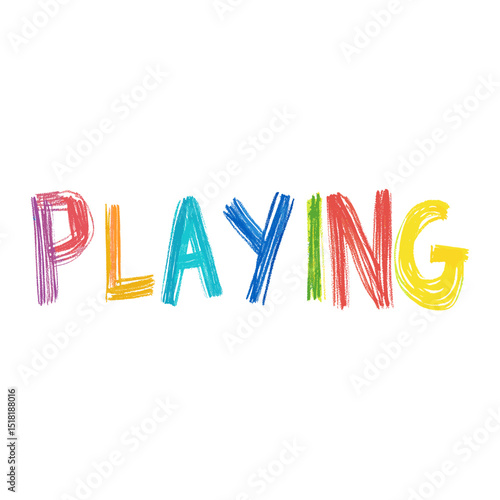 Text illustration design typography vector