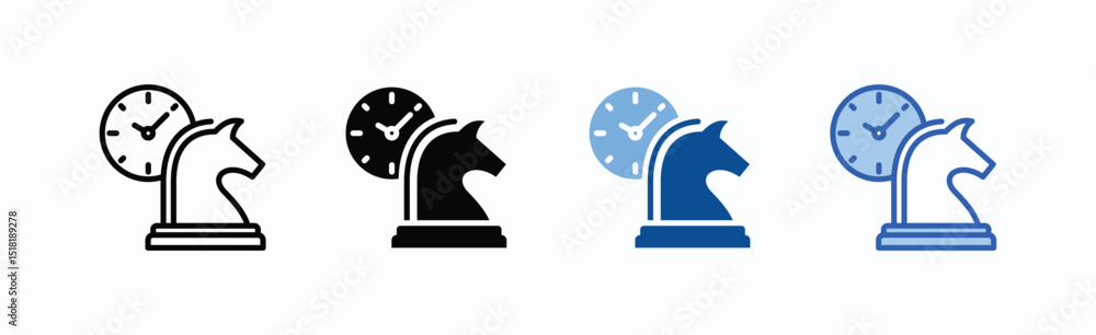 Strategy Icon Sheet Multiple Style Collection Isolated Vector Strategy Icon Sheet Multiple Style Collection Isolated Vector