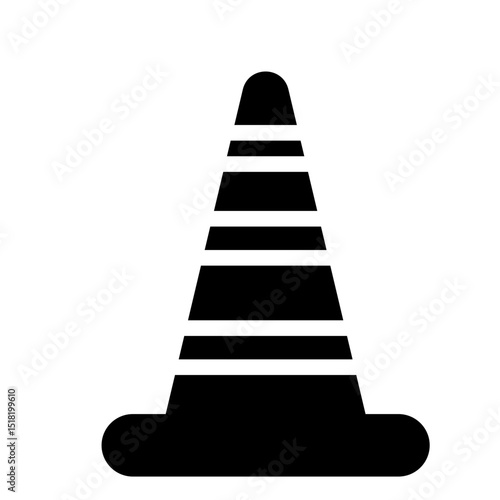 Road Work Glyph Icon