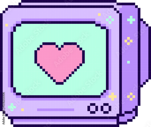 Pixel Illustration of TV