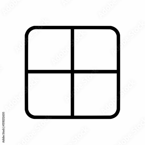Outlined meme panel layout — four-panel comic abstraction.