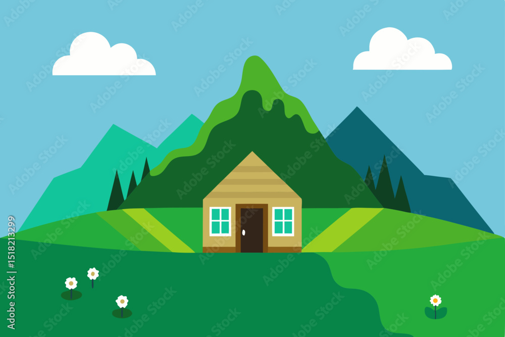 vector illustration of a house vector illustration of a house