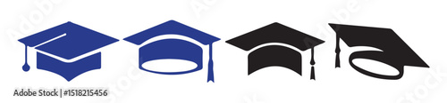 graduation cap icon vector illustration eps 10