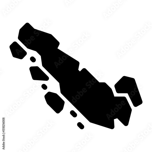 island glyph icon