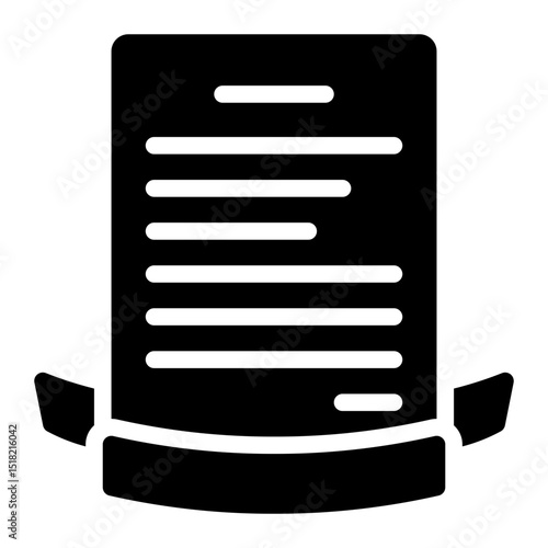 Proclamation glyph icon