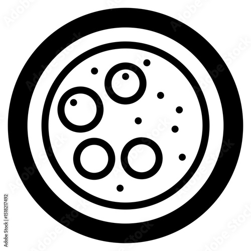 bakso glyph icon
