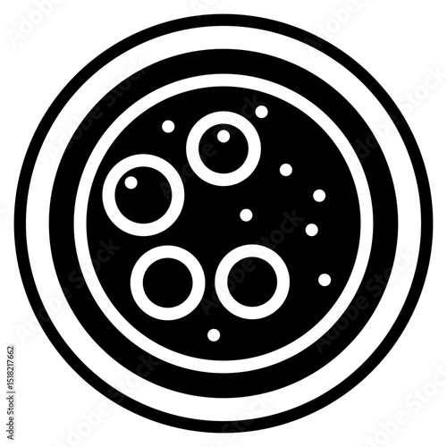 bakso glyph icon