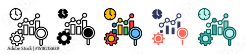 Efficiency Analysis multiple icon
