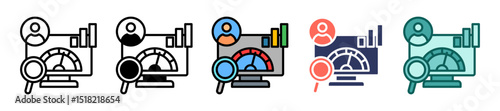 Performance Review multiple icon