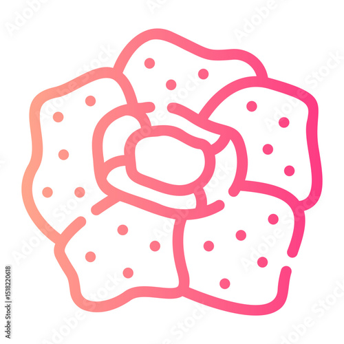 rafflesia gradient icon