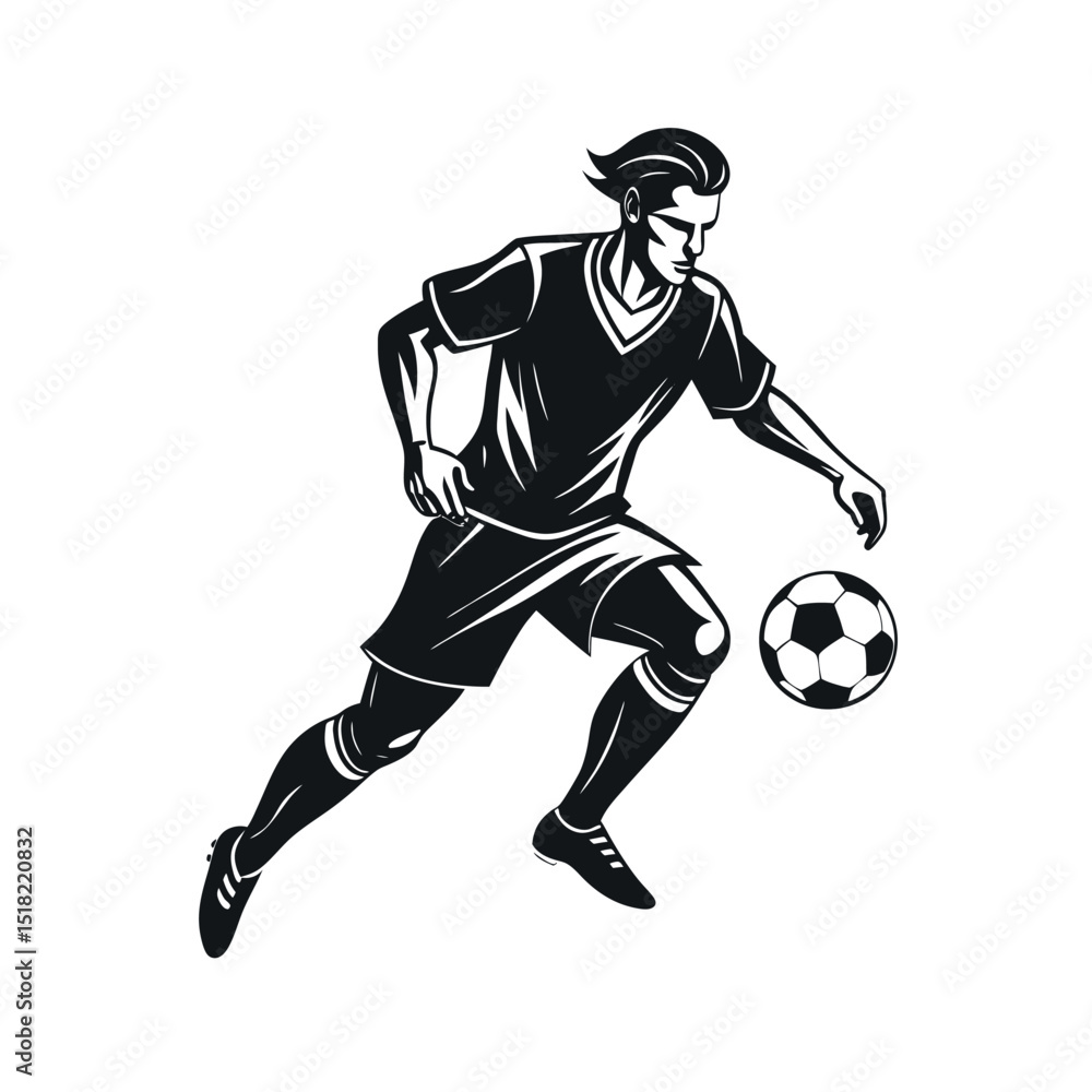 Naklejka premium Fantasy Football Clipart Bundle Draft, Team, and Player Icons