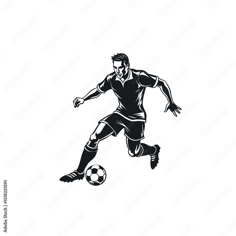Naklejka premium Fantasy Football Clipart Bundle Draft, Team, and Player Icons
