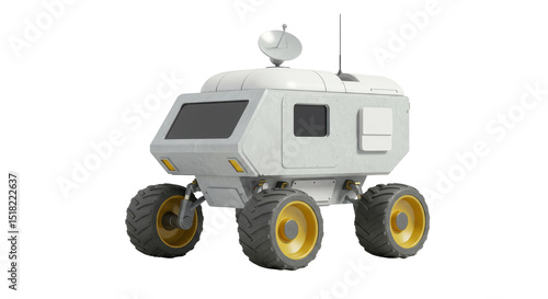 Konstfotografi Isolated Lunar Rover