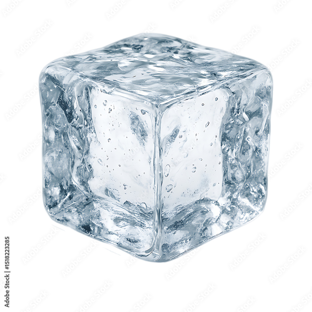 ice cube isolated on Transparent background in png image 