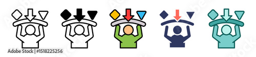Resistance multiple icon