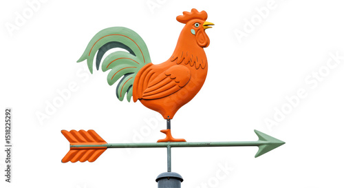 Fotografija Isolated Weather Vane Rooster Arrow