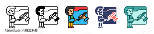 Leader Standard Work multiple icon