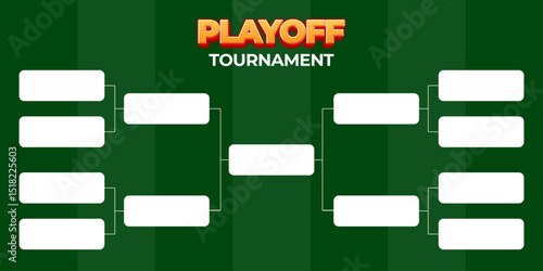 Design Creative Tournament Bracket Vector