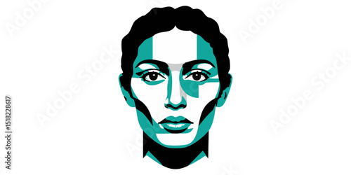 Abstract Geometric Portrait
