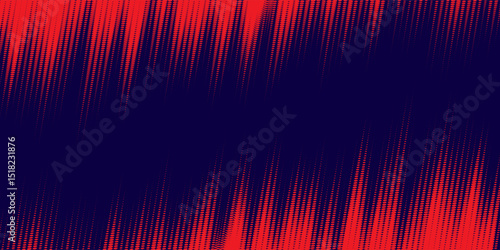 Abstract speed lines style orange color halftone banner design template. Vector illustration.