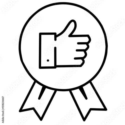 thumb up icon vector