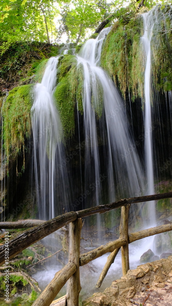 Obraz premium Close-up of Plitvice Falls