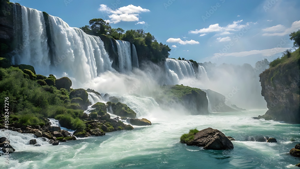 Fototapeta premium A powerful waterfall