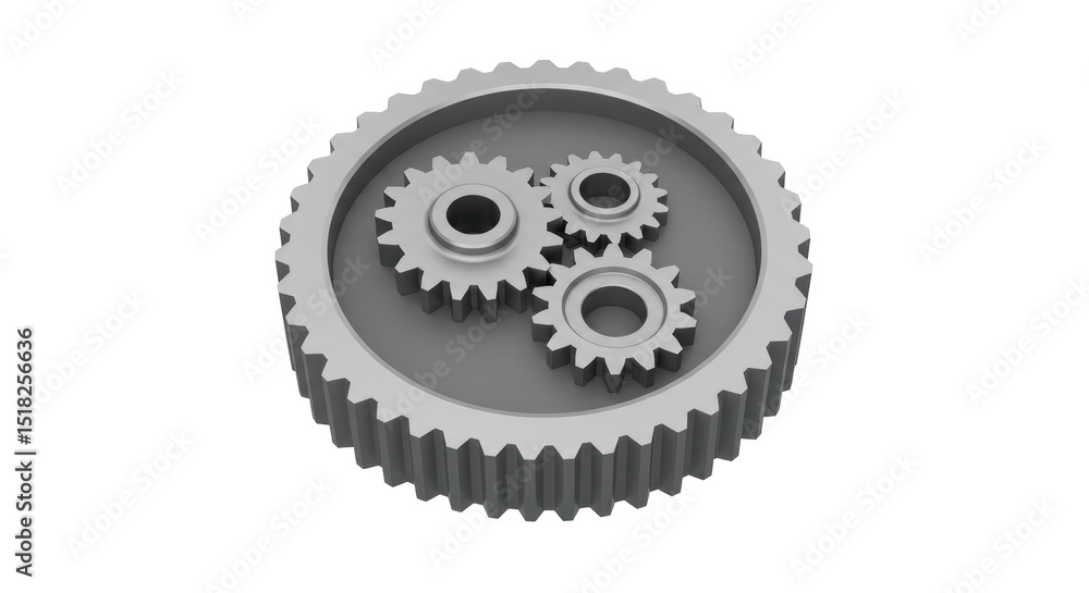 Isolated Gears Interlocked Isolated Gears Interlocked