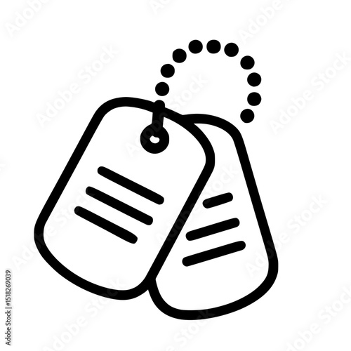 Minimalist Dog Tags