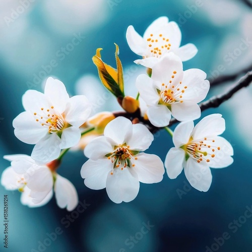 Beautiful Cherry Blossom Branch