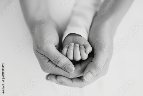 Minimalist Monochrome Embrace