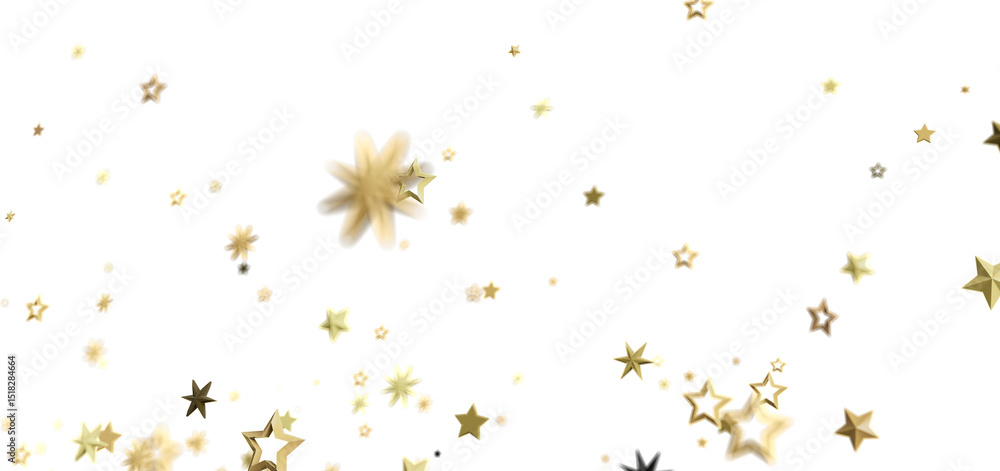 Beautiful image of gold stars falling on a white background. Perfect for celebrations! Beautiful image of gold stars falling on a white background. Perfect for celebrations!