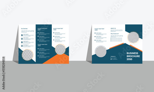 Tri-fold business brochure design