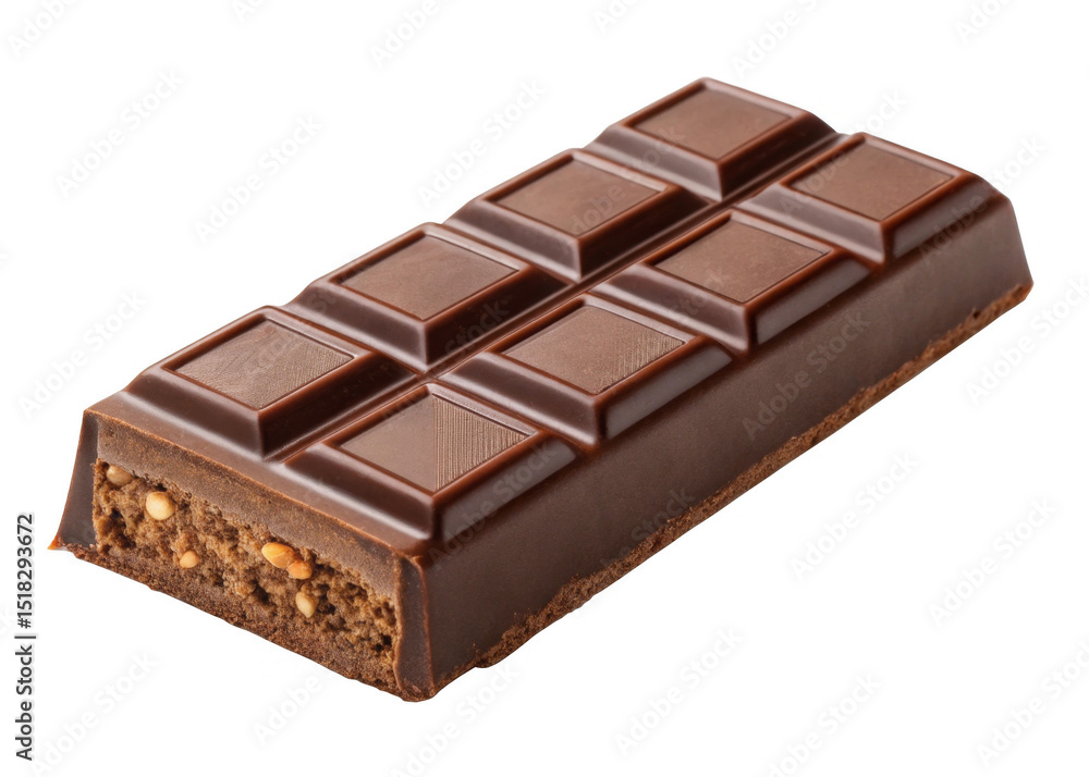 Fototapeta premium chocolate-bar on a isolated transparent background