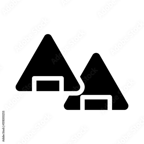onigiri glyph icon
