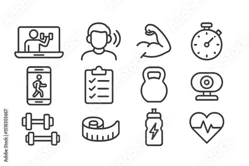 Fitness and wellness tools for home workouts during a busy routine in a digital age