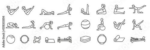 Exercises for improving strength and flexibility during a workout session indoors