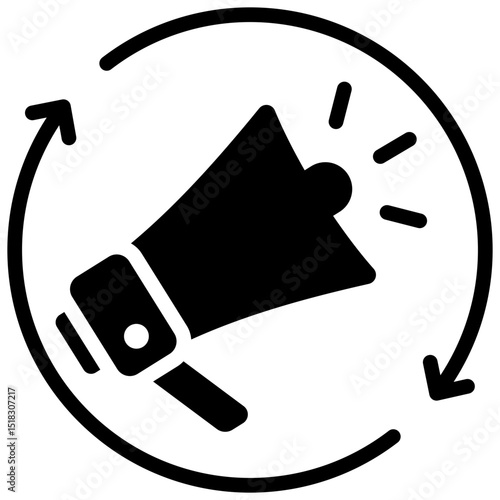 Marketing Glyph Icon