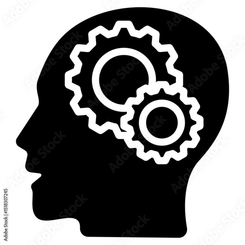 Thinking Glyph Icon