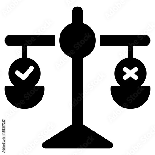 Judgement Glyph Icon

