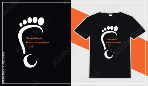 Editable vector template of a black t-shirt design for men, women, or kids, perfect for custom clothing, fashion, and textile advertisement print