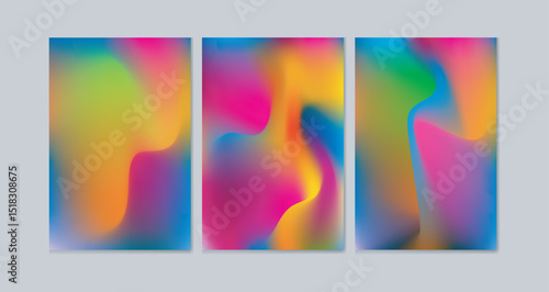  A vivid gradient mesh background featuring a full spectrum of rainbow colors, ideal for use in wallpapers, digital design, presentations, or app UI backgrounds. Smooth, colorful