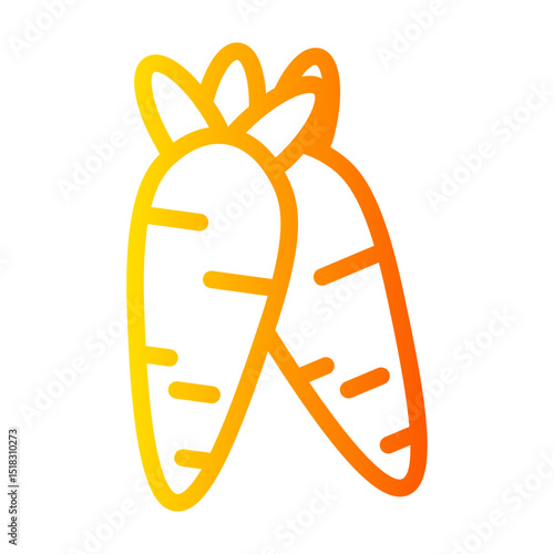 vegetable gradient icon