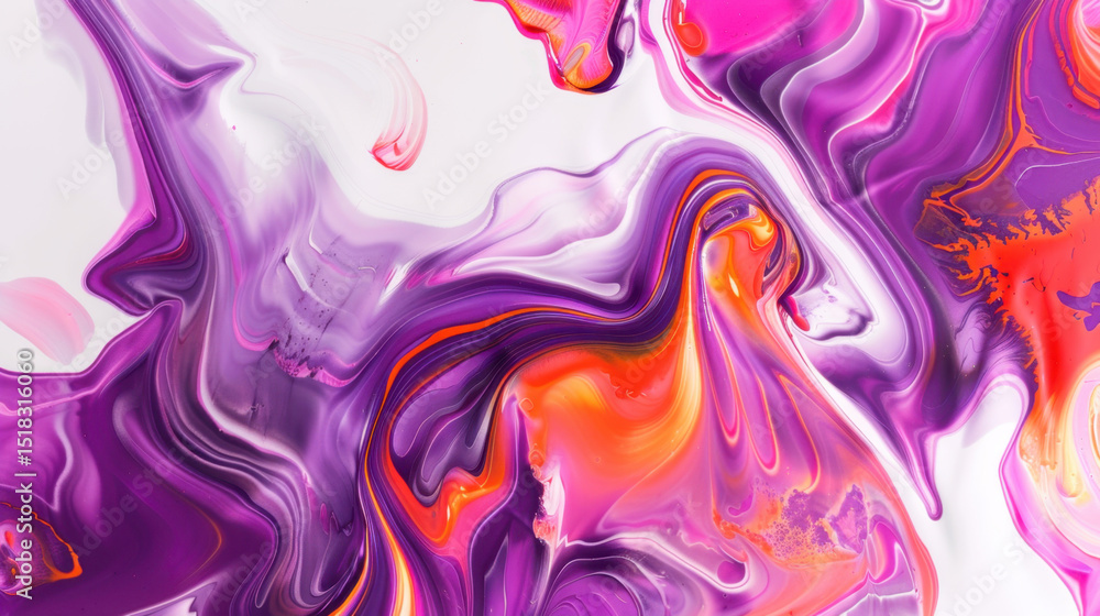 colorful swirls of paint colorful swirls of paint