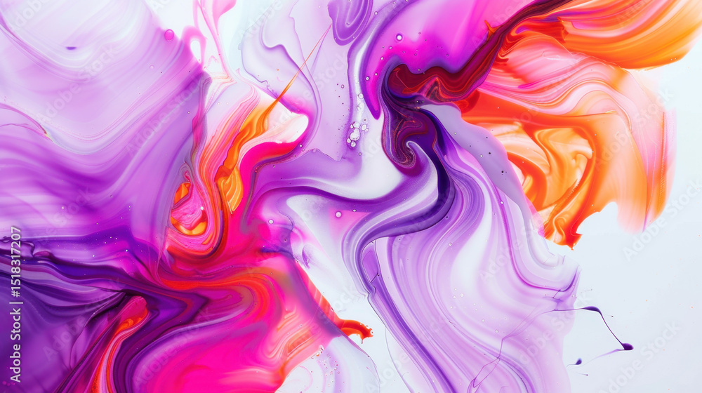 colorful swirls of paint colorful swirls of paint