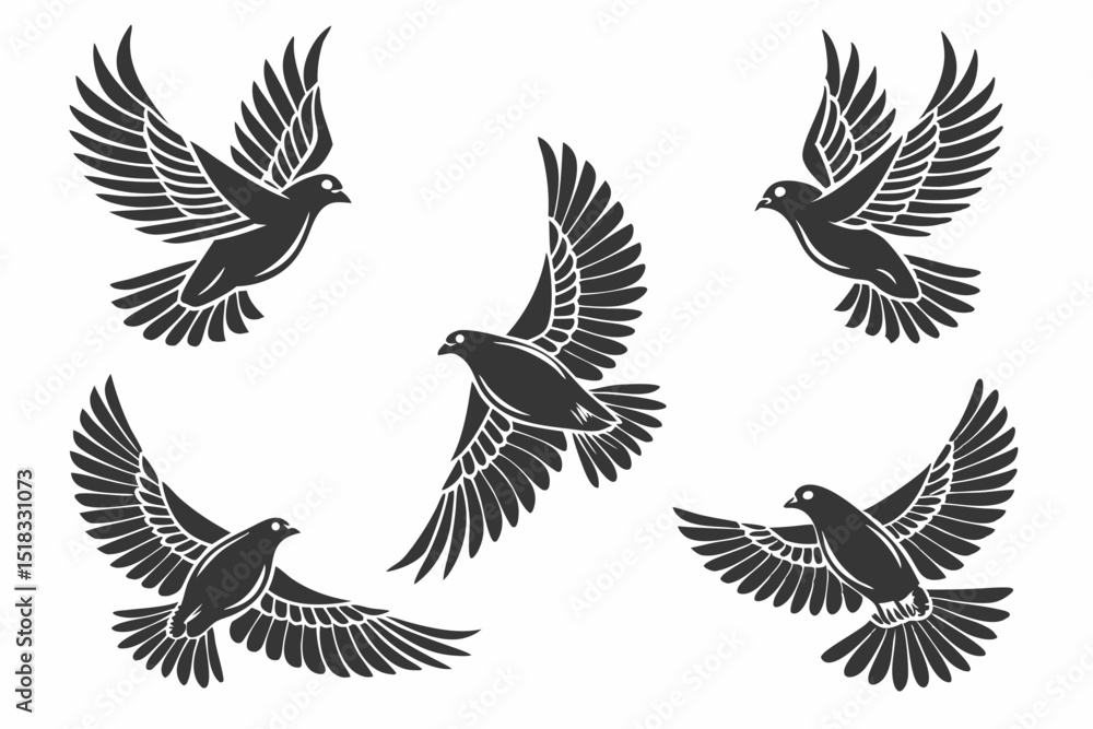 set of dove set of dove