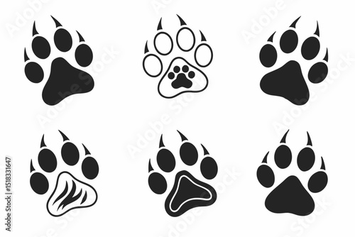 animal paw prints